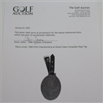 Steve Jones' 1990 PGA Championship at Shoal Creek Competitor Bag Tag