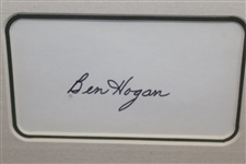 Ben Hogan Signed Cut with 1950 US Open 1-Iron Framed Display - Steve Jones Collection JSA ALOA