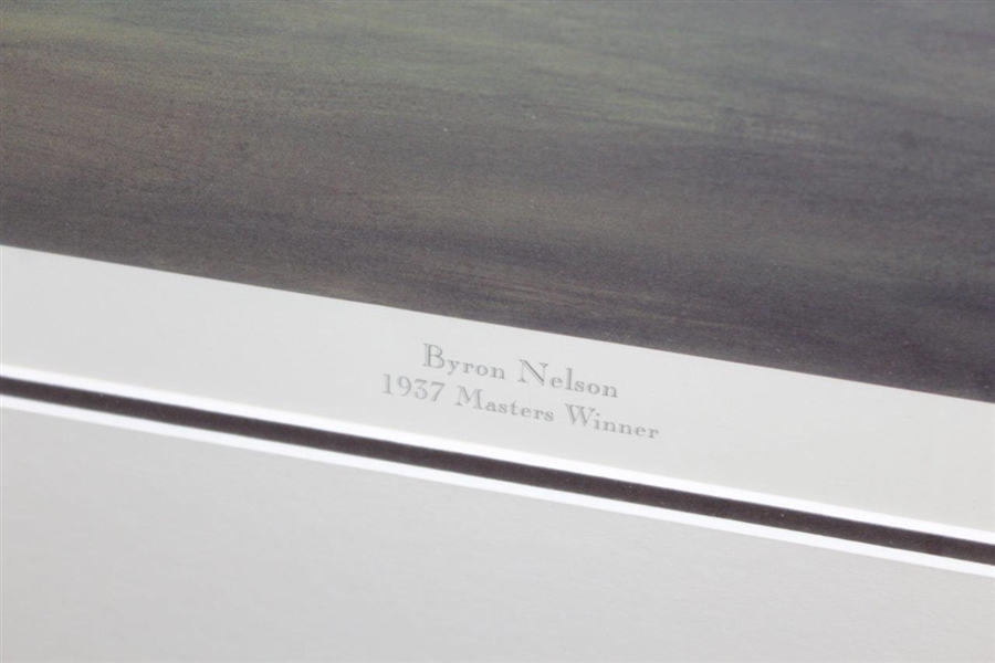 Byron Nelson Signed Ltd Ed '1937 Masters Winner' Framed Print #1/25 JSA ALOA