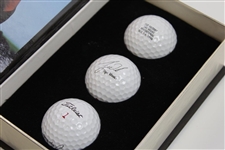 Tiger Woods 1st Victory Las Vegas Invitational Ltd Ed Commemorative Golf Ball Set in Box