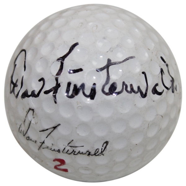 Dow Finsterwald Signed Personal Logo 'Dow Finsterwald' Golf Ball JSA ALOA