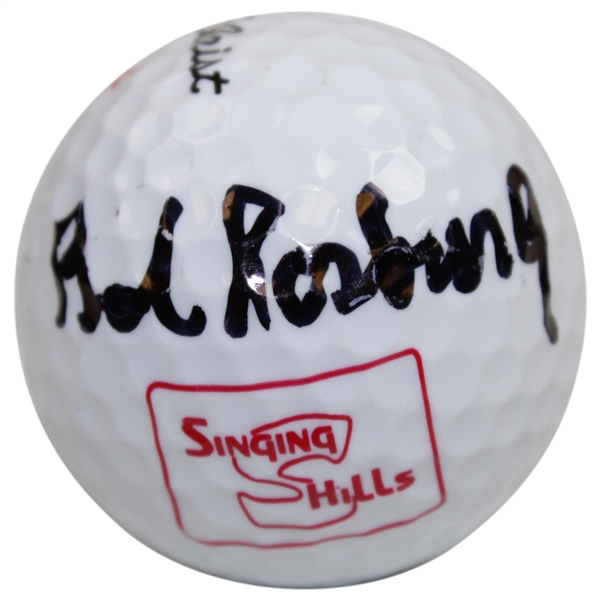 Bob Rosburg Signed Singing Hills Resort Club Logo Golf Ball - '56 Convair-San Diego Open Win JSA ALOA