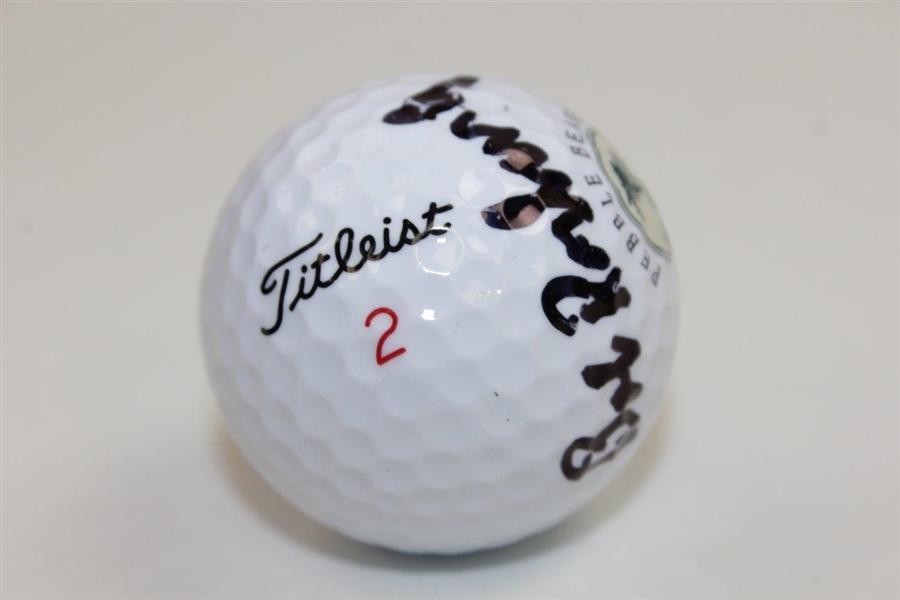 Bob Rosburg Signed Pebble Beach Golf Links Logo Golf Ball - 1961 Bing Crosby Win JSA ALOA