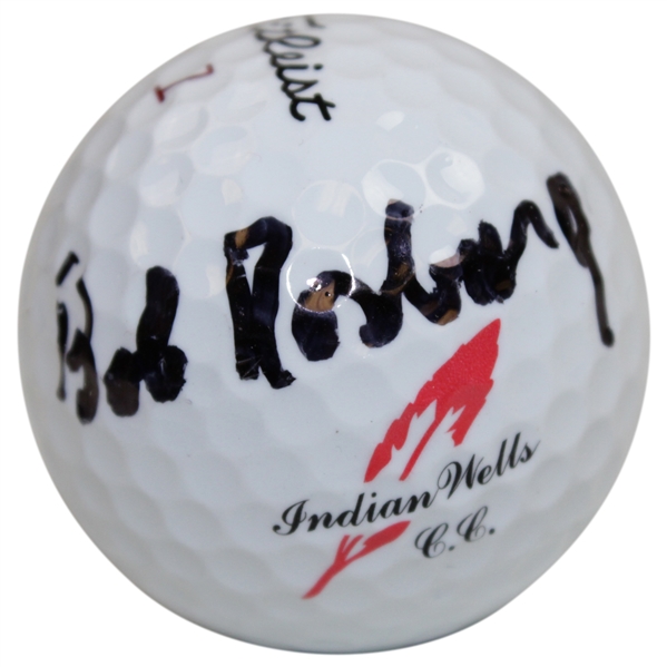 Bob Rosburg Signed Indian Wells Country Club Logo Golf Ball - 72 Bob Hope Desert Classic Win JSA ALOA