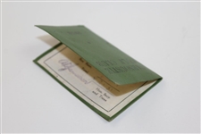 R.S. Simpson's 1953 OPEN Championship at Carnoustie Golf Club Member Ticket - Hogan Winner