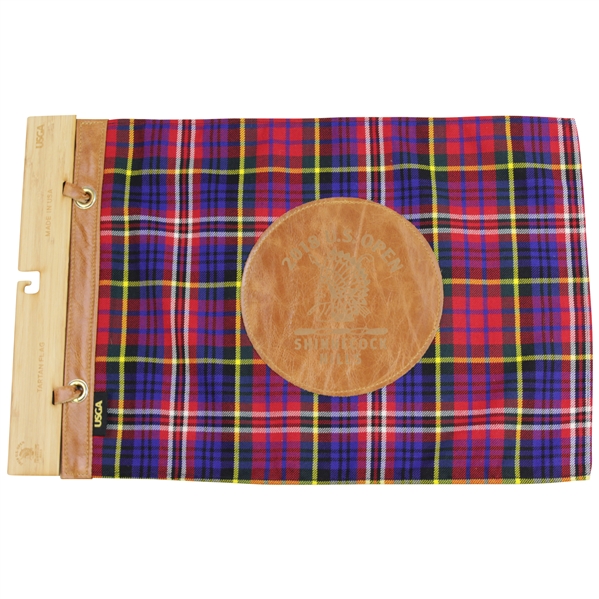 2018 US Open at Shinnecock Hills Embroidered Tartan Seamus Flag