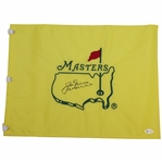 Jack Nicklaus Signed Masters Embroidered Undated Flag with Years Won Inscription BECKETT #A50401
