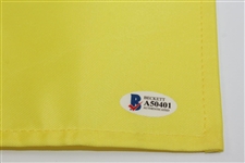 Jack Nicklaus Signed Masters Embroidered Undated Flag with Years Won Inscription BECKETT #A50401