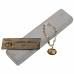 2004 Ryder Cup at Oakland Hills Bracelet Gifted to Volunteer Kirsten Samson in Box with Nametag & Bag Tag