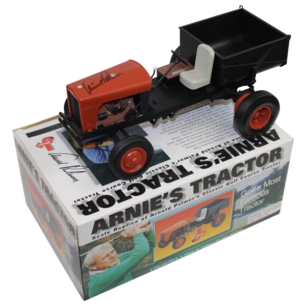 Arnold Palmer Signed Arnies Tractor & Signed Box - Excellent Condition JSA ALOA