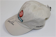 Arnold Palmer Signed The Home Depot Invitational Khaki Hat JSA ALOA