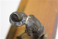 1973-1974 PGA Business School Pinehurst Putter Boy Desk Display with Two Pens - Repaired