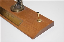 1973-1974 PGA Business School Pinehurst Putter Boy Desk Display with Two Pens - Repaired