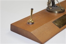 1973-1974 PGA Business School Pinehurst Putter Boy Desk Display with Two Pens - Repaired