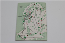 Jack Nicklaus Signed 1972 Masters Tournament Spectator Guide JSA ALOA
