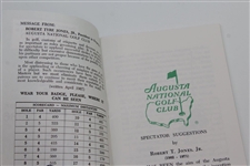 Jack Nicklaus Signed 1986 Masters Tournament Spectator Guide JSA ALOA