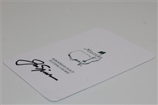 Jack Nicklaus Signed Masters VIP Berckmans Place Putting Course Scorecard JSA ALOA