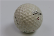 Vintage Masters Tournament Logo Titleist 4 Golf Ball