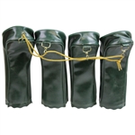 Classic Set of Jack Nicklaus Co. Green & White Vinyl Head Covers