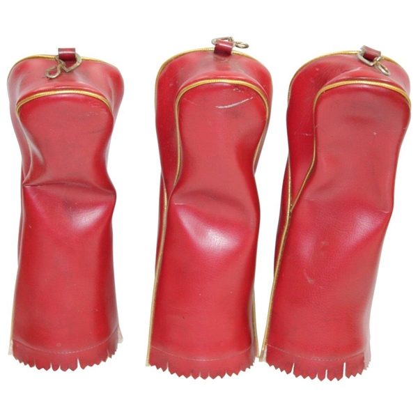 Classic Set of Ohio State Red & White Vinyl Head Covers