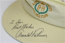 Arnold Palmer Signed Classic 'Arnold Palmer's Bay Hill' Visor - To Don JSA ALOA