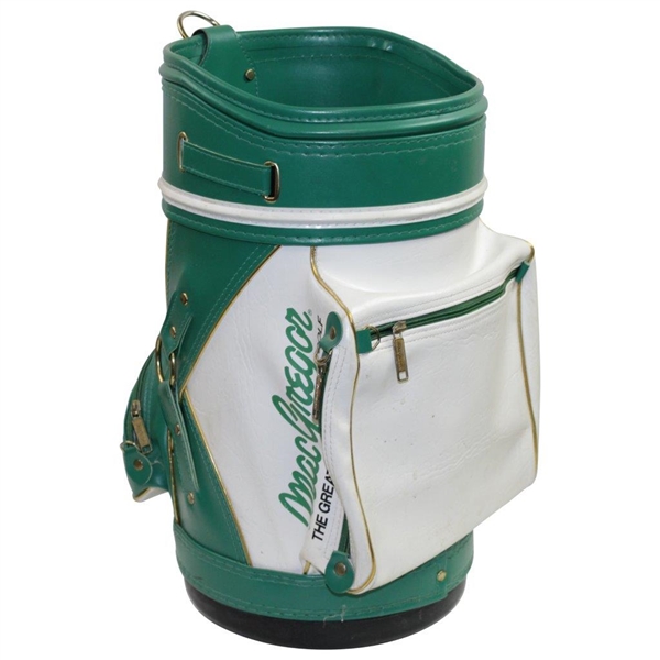 Classic Green & White MacGregor Den Caddy Golf Bag