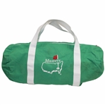 Vintage Masters Tournament Logo Green & White Canvas Duffel Bag