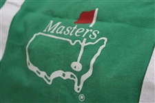 Vintage Masters Tournament Logo Green & White Canvas Duffel Bag