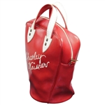 Classic Charley Weisner Red & White Golf Shag Bag
