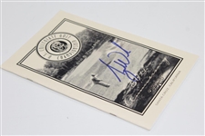 Tiger Woods Signed 1996 US Collegiate Championship at Pasatiempo Program JSA ALOA 