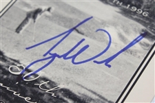 Tiger Woods Signed 1996 US Collegiate Championship at Pasatiempo Program JSA ALOA 