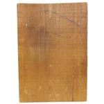 Original Acrylic on Canvas of Harry Vardon Caddy by Luke A Welch, Jr.