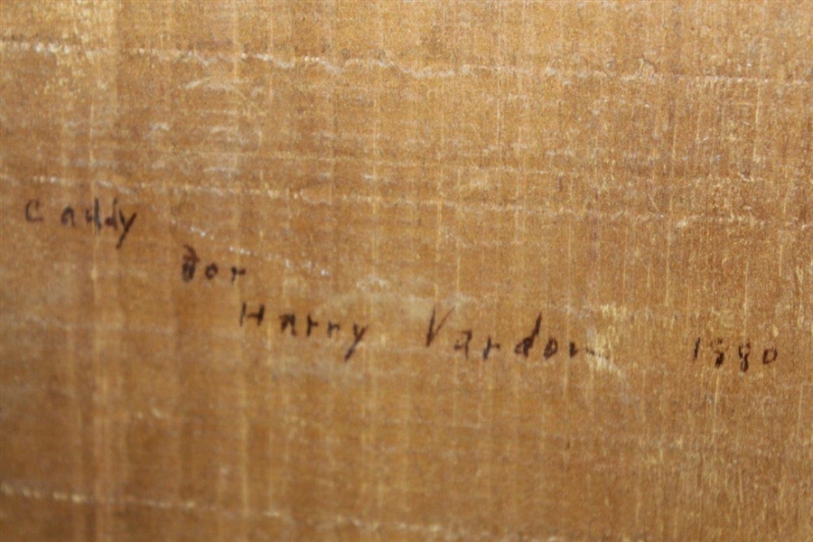 Original Acrylic on Canvas of Harry Vardon Caddy by Luke A Welch, Jr.