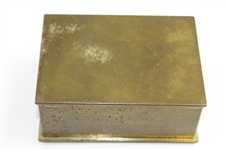 1920 Salem Golf Club Medal Play Best Net Trophy Box Won by D. E. Measures