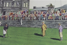 1930 Bobby Jones at St. Andrews Currier & Ives Foldout from Fortune Magazine