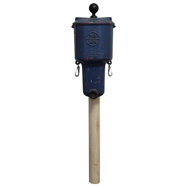 De Luxe Single Par Aide Blue Golf Ball Washer Stand Made by Par Made Products, Co.