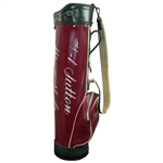 Hal Sutton's Personal Shreveport, La. Green & Red Golf Bag from Junior Years