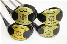 Custom Set of Ben Hogan 1, 3, 5, & 7 Woods with C.C.W. Stamp On Head - Seminole GC Member