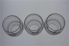 Three (3) 2009 National Pro-Am at Pebble Beach Waterford Crystal Goblets