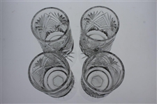 Four (4) 1994 National Pro-Am at Pebble Beach Waterford Crystal Wine Glasses - Winning Team!