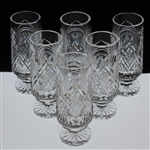 Six (6) 1994 National Pro-Am at Pebble Beach Waterford Crystal Water Glasses - Winning Team!