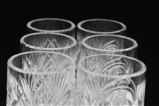 Six (6) 1994 National Pro-Am at Pebble Beach Waterford Crystal Water Glasses - Winning Team!