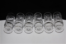 Six (6) 1994 National Pro-Am at Pebble Beach Waterford Crystal Water Glasses - Winning Team!