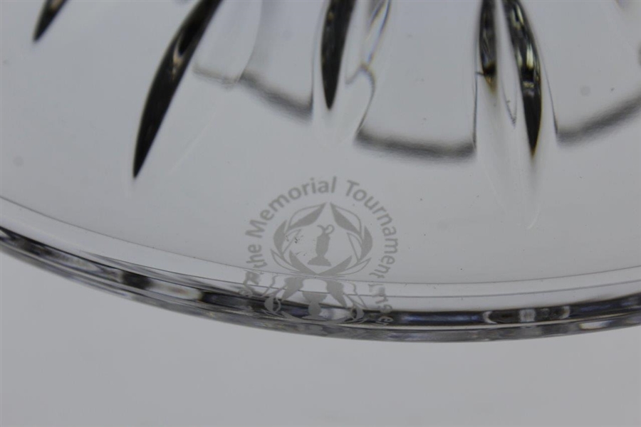 2020 The Memorial Tournament Contestant's Gift Waterford Crystal Tray with Box