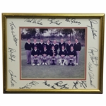 1989 Ryder Cup USA Team Signed Photo with Ray Floyd as Captain - Framed JSA ALOA