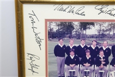 1989 Ryder Cup USA Team Signed Photo with Ray Floyd as Captain - Framed JSA ALOA