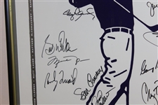 Arnold Palmer, Michael Jordan, Sean Connery, Griffey Jr. & others Signed 1998 Lexus Challenge Poster - Framed JSA ALOA