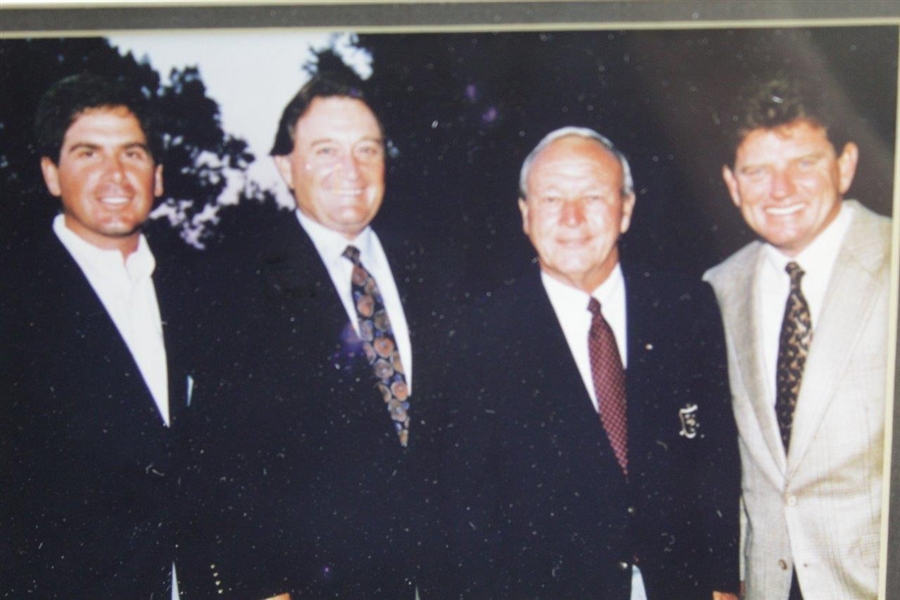 Ray Floyd Personal Framed Photos with Arnold Palmer, Greg Norman, Price, Couples, & others
