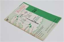 1970 Masters Tournament Spectator Guide - Billy Casper Winner