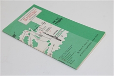 1980 Masters Tournament Spectator Guide - Seve Ballesteros Winner